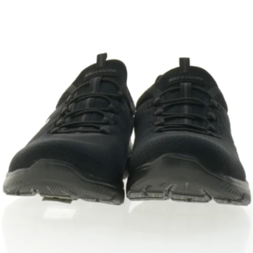 UBRUGTE Sorte Skechers Memory Foam sneakers (str. 41)