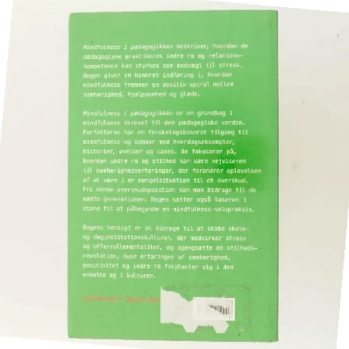 Mindfulness i pædagogikken af Nikolaj Flor Rotne (Bog)