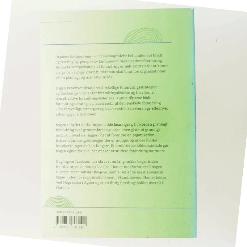 Organisationsændringer og forandringsledelse af Dag Ingvar Jacobsen (Bog)