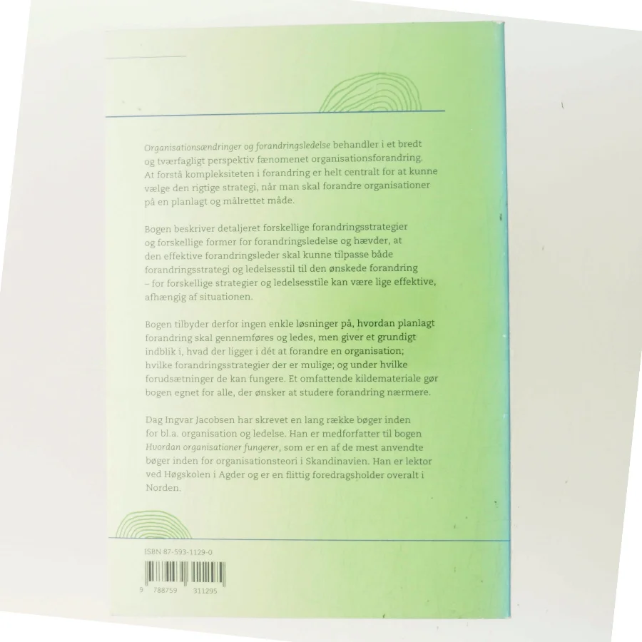 Organisationsændringer og forandringsledelse af Dag Ingvar Jacobsen (Bog)