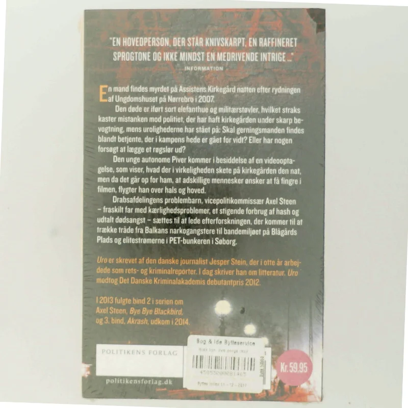 Uro : krimi af Jesper Stein (Bog)