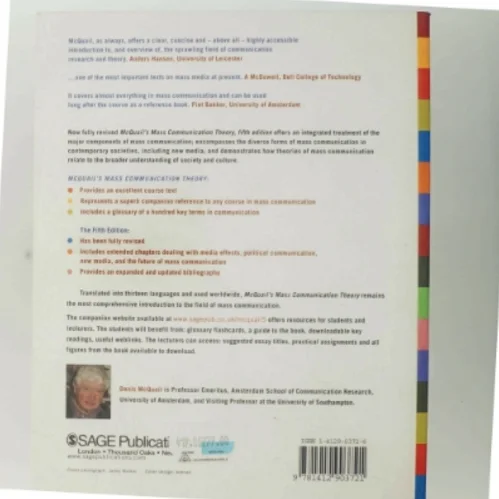 McQuail's mass communication theory af Denis McQuail (Bog)