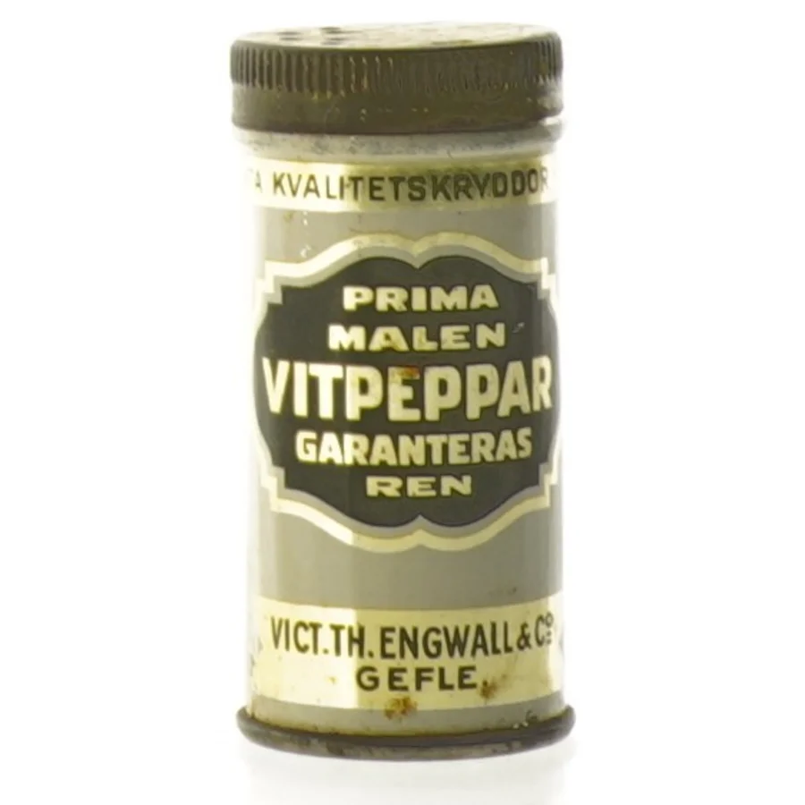 Antik Gevalia Vittpeppar Krydderbøsse fra Gevalia (str. 7 cm x 35 o cm)