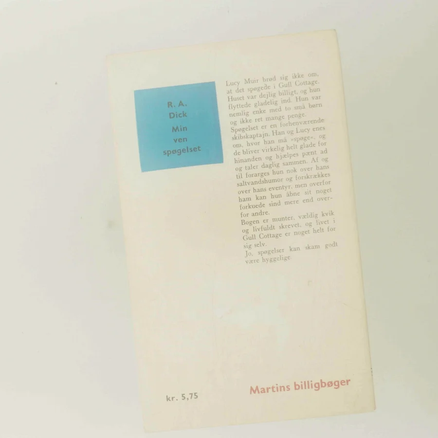 Min ven spøgelset af R. A. Dick (Bog)