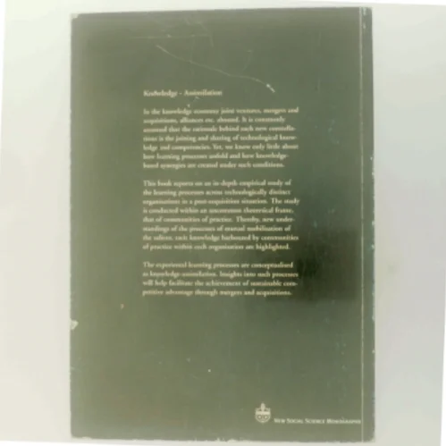 Knowledge-Assimilation af Kristina Lee (Bog)