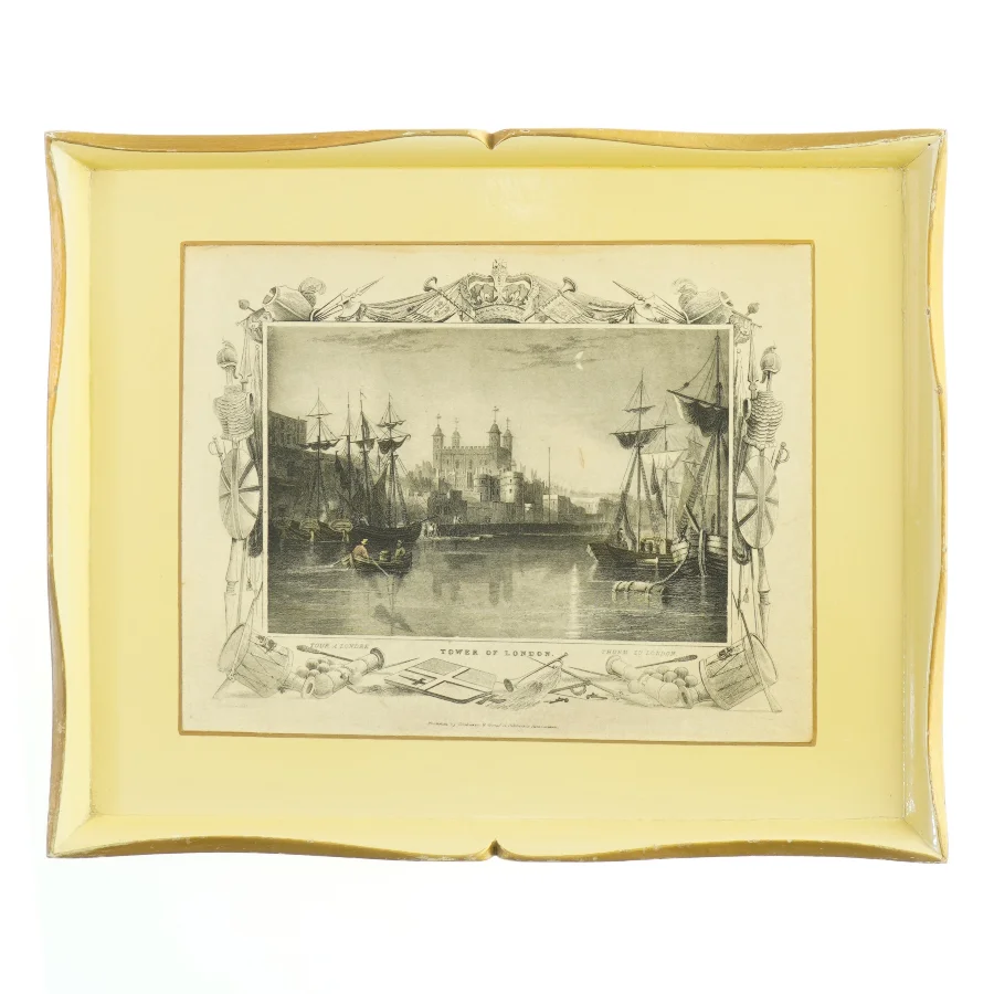Bakke med billede af Tower of London (str. 29,5x24 cm)