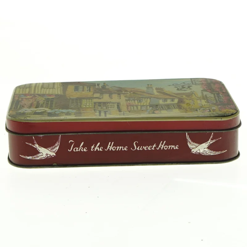 Engelsk, vintage Blue Bird Toffee blikdåse fra 1950’erne.(str. 18,5 x 13 x 4 cm)