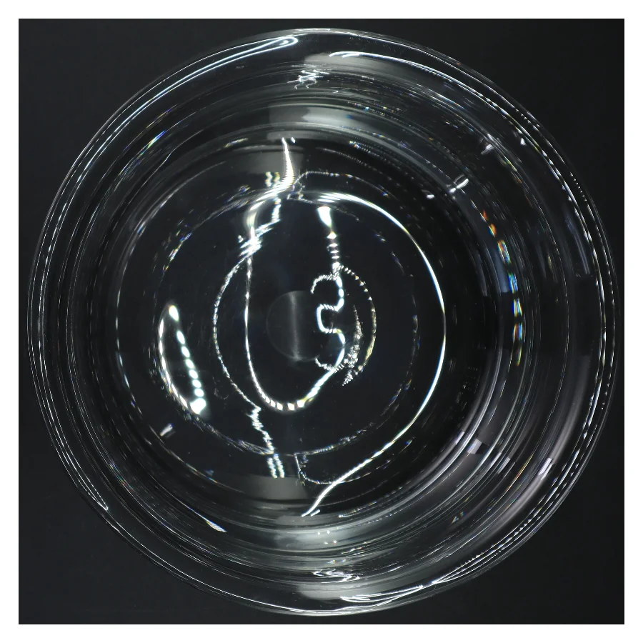 Holmegaard Glas skål (str. Ø 24 cm h 14 cm)