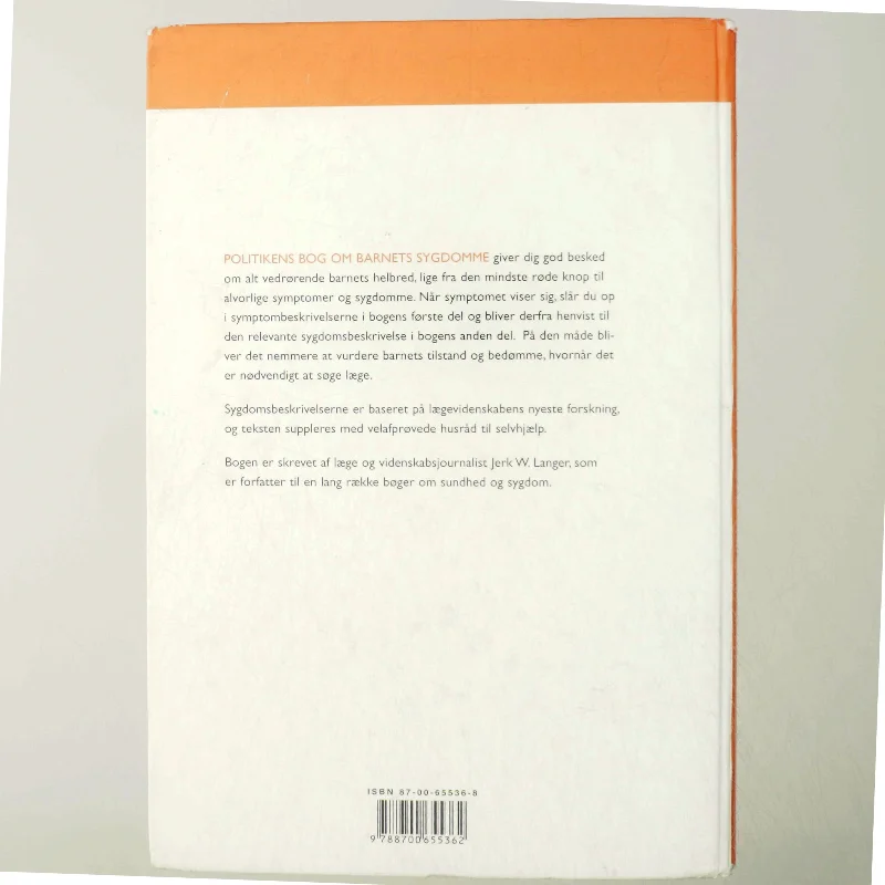 Barnets sygdomme af Jerk W. Langer (Bog)