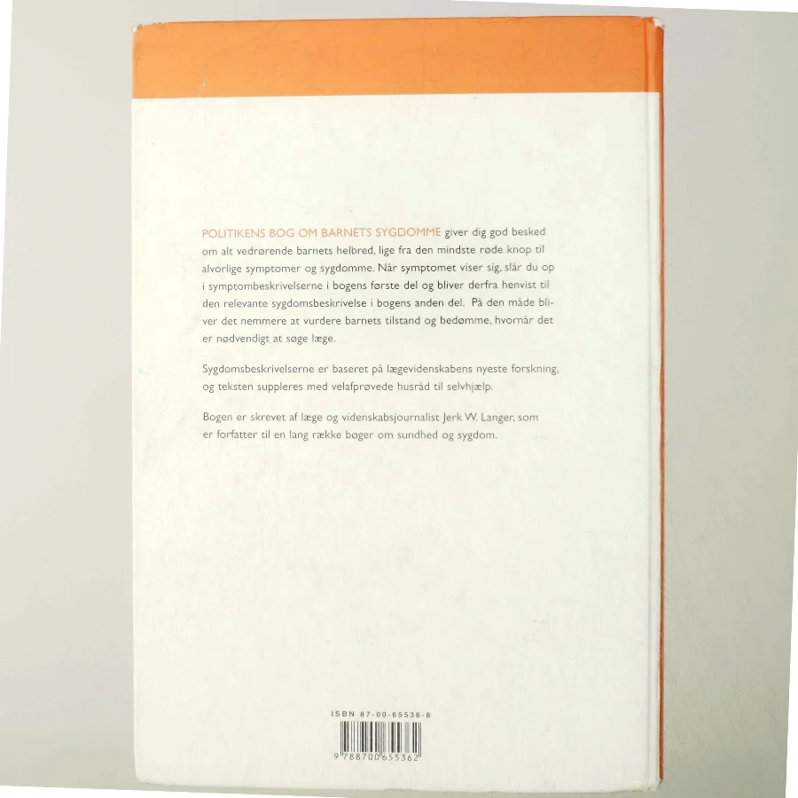 Barnets sygdomme af Jerk W. Langer (Bog)