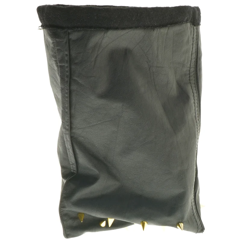 Stempelkande Læderetui varmer med nitter (str. 25 cm)