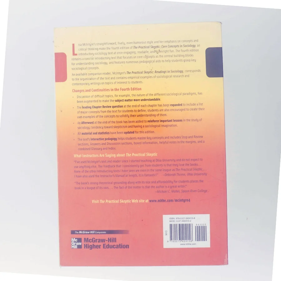 The practical skeptic : core concepts in sociology af Lisa J. McIntyre (Bog)