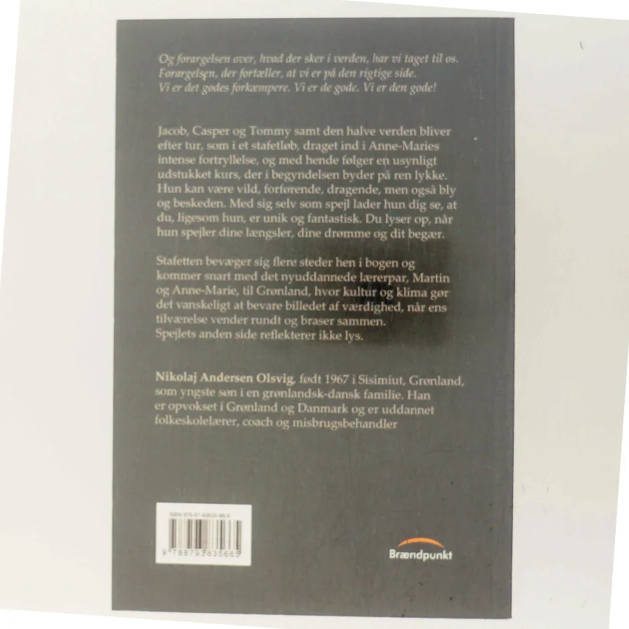 Spejlstafet af Nikolaj Andersen Olsvig (f. 1967) (Bog)