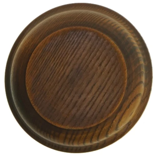 Rund Drejet Teak træskål (str. Ø 13 cm)