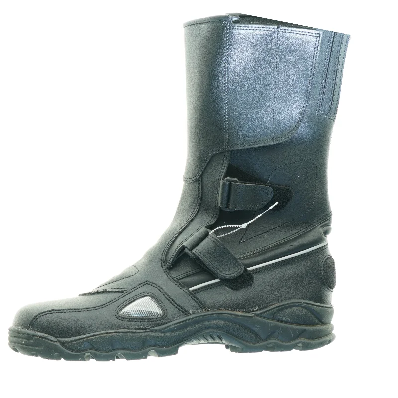 Sorte Hansa læder motorcykel støvler