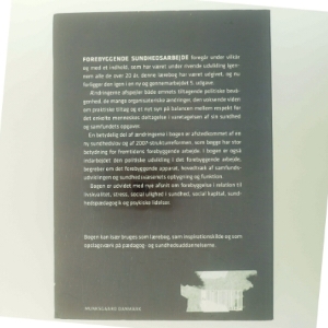 Forebyggende Sundhedsarbejde af Finn Kamper-Jørgensen (Bog)