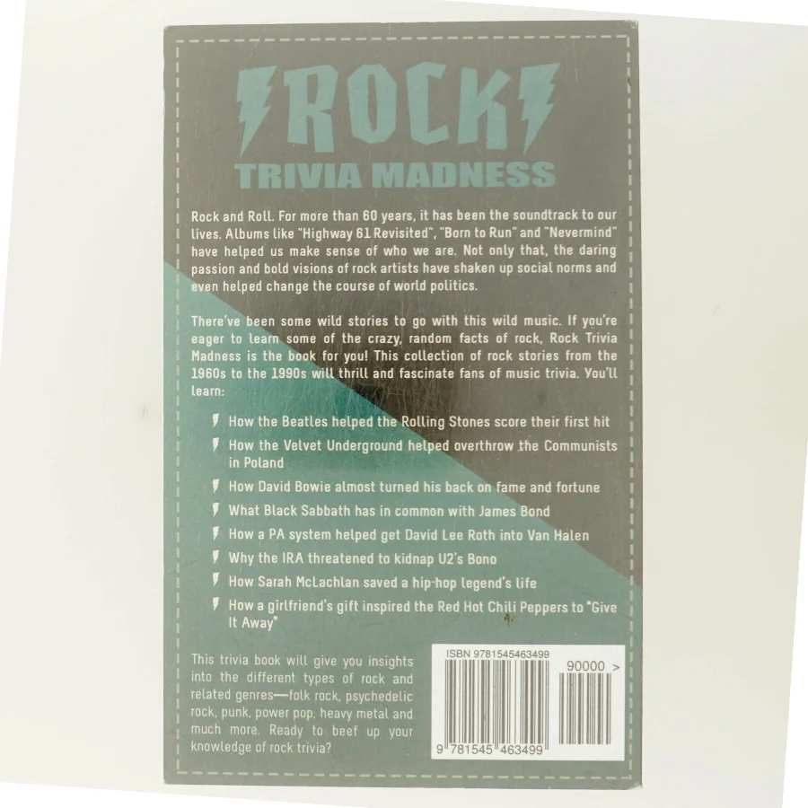 Rock Trivia Madness af Bill O'Neill (Bog)