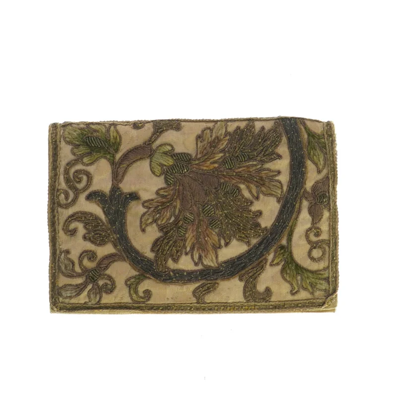 Antik Vintage broderet Clutch taske (str. 20 x 14 cm)