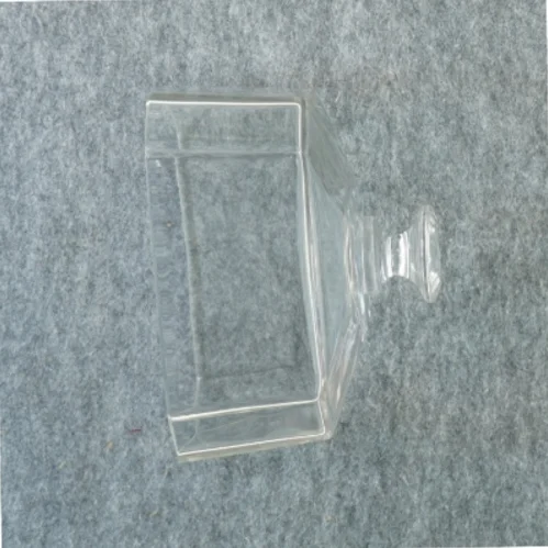 Ældre Vintage Glas Oste klokke (str. 18 x 12 x 13 cm)