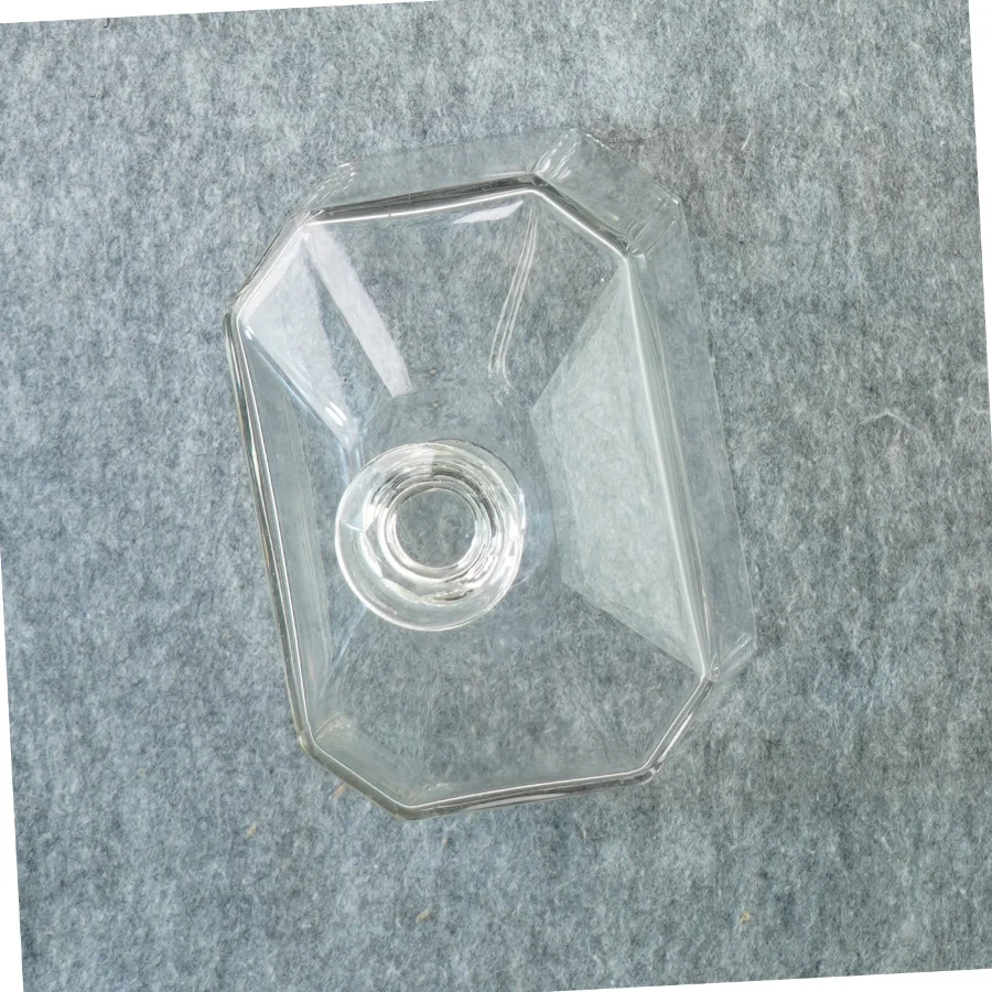 Ældre Vintage Glas Oste klokke (str. 18 x 12 x 13 cm)