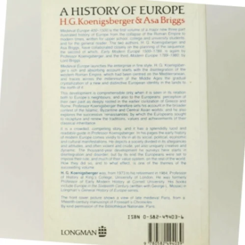 Medieval Europe 400-1500 (Bog)