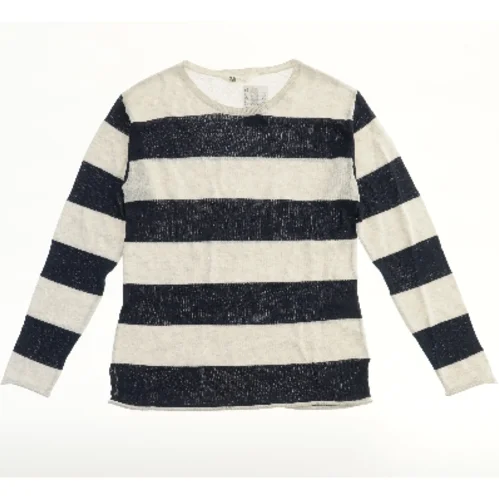Langærmet stribet trøje fra H&M (str. 170)