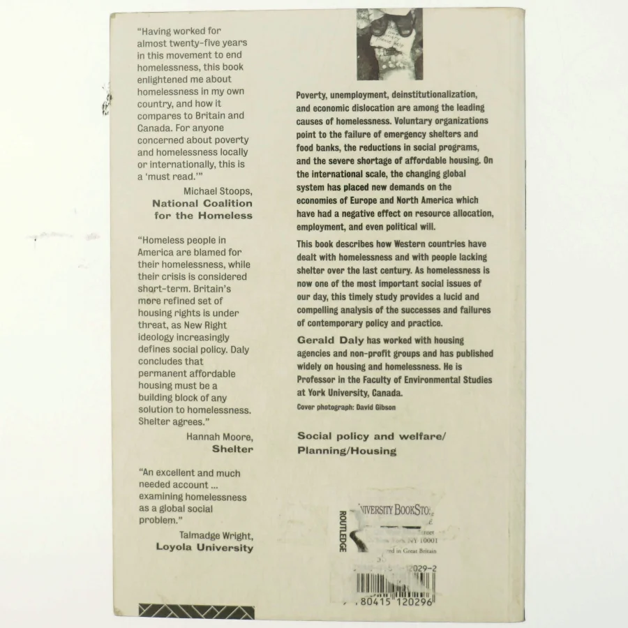 Homeless af Gerald Daly (bog)