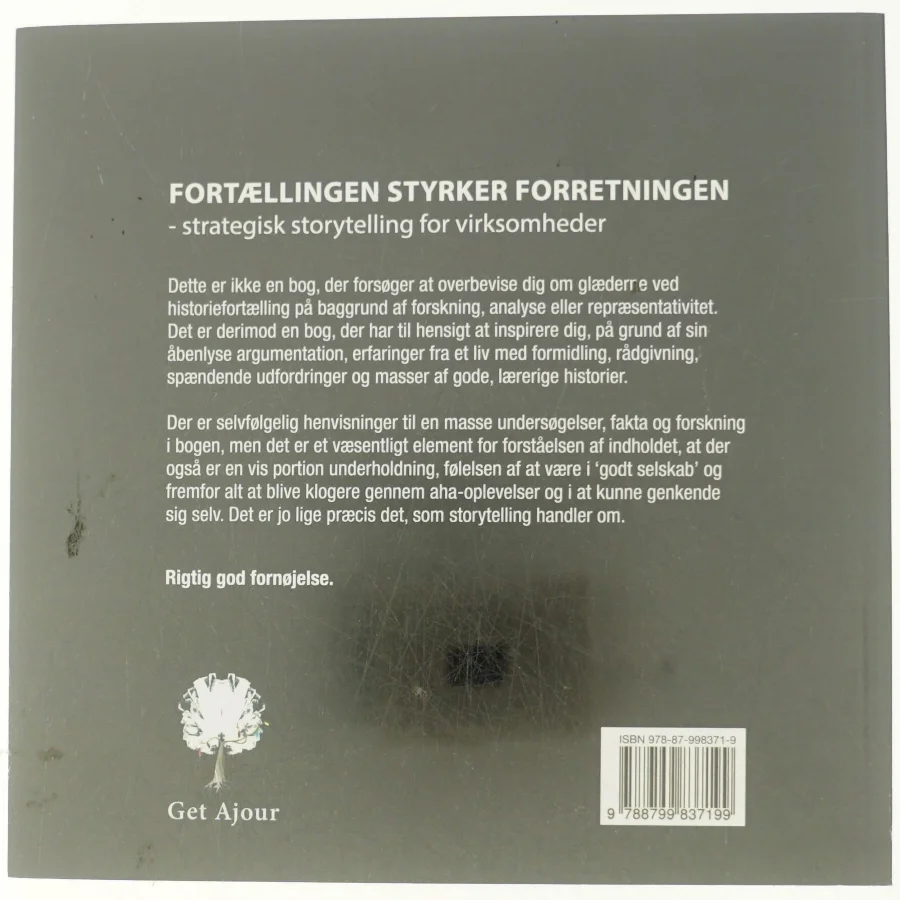 Fortællingen styrker forretningen af Anja Klemp Vilgaard (Bog)