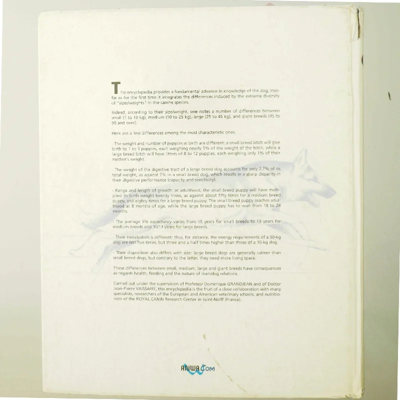 The Royal Canin Dog Encyclopedia: Dominique Grandjean (Bog)