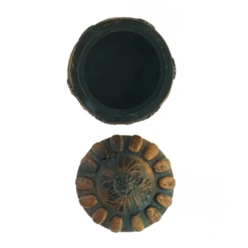 Lille krukke med låg (str. 7 x 7 cm)