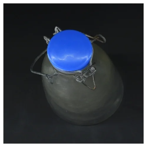 Glasflaske med gummilukning (str. 29 cm)