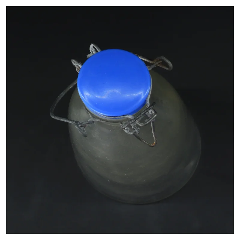 Glasflaske med gummilukning (str. 29 cm)