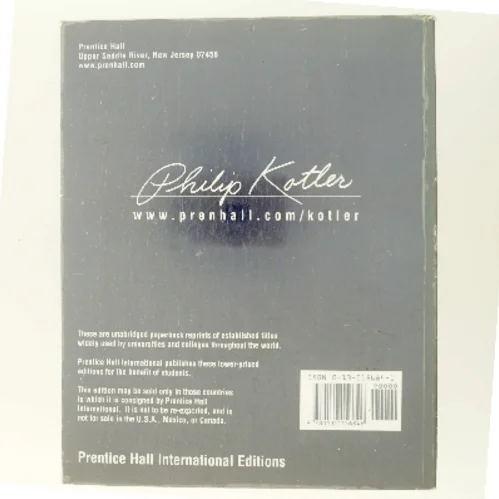 Marketing management : the millennium edition af Philip Kotler (Bog)