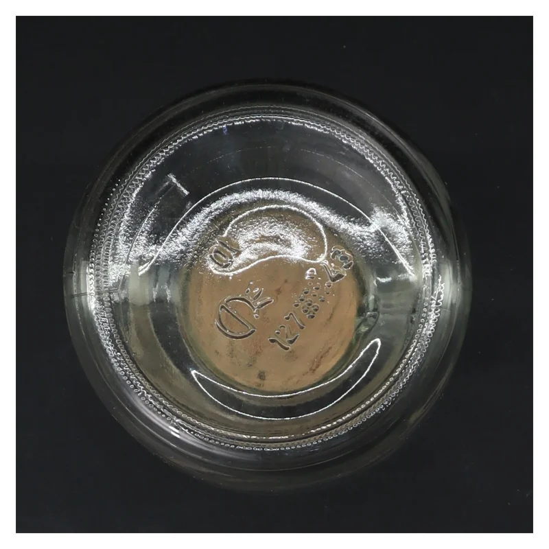 Glasflaske med korkprop (str. Ø 6 cm højde 13,5 cm)