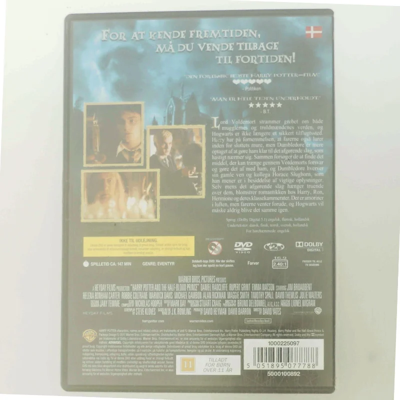 Halvblodsprinsen                            <span class="label label-blank pull-right">Standard edition</span> med Daniel Radcliffe (DVD)