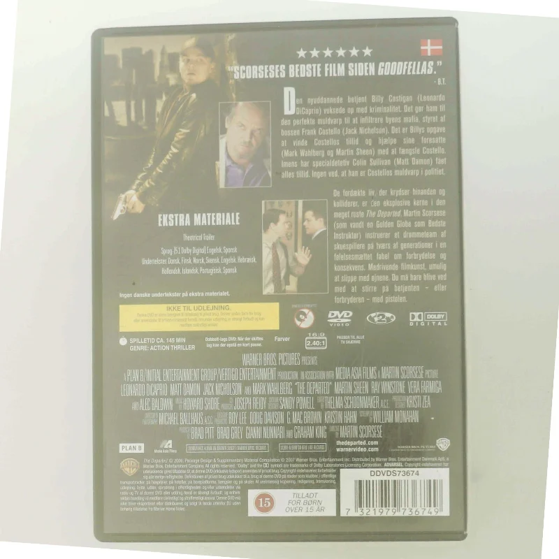 The Departed med Leonardo DiCaprio (DVD)