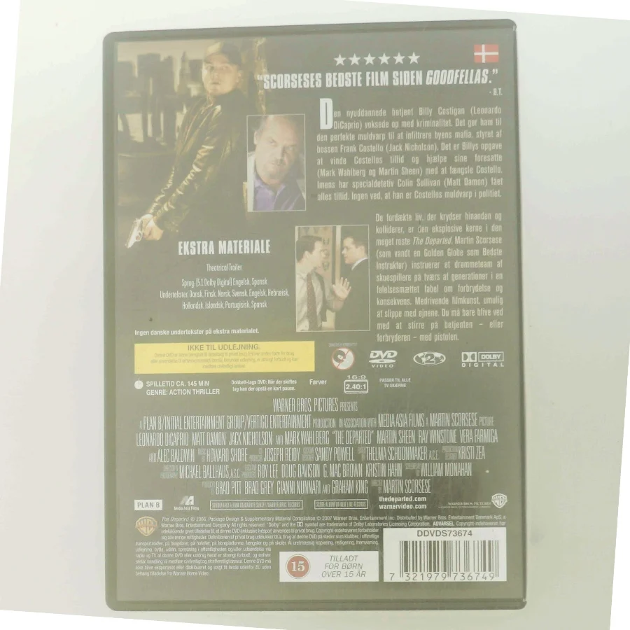 The Departed med Leonardo DiCaprio (DVD)