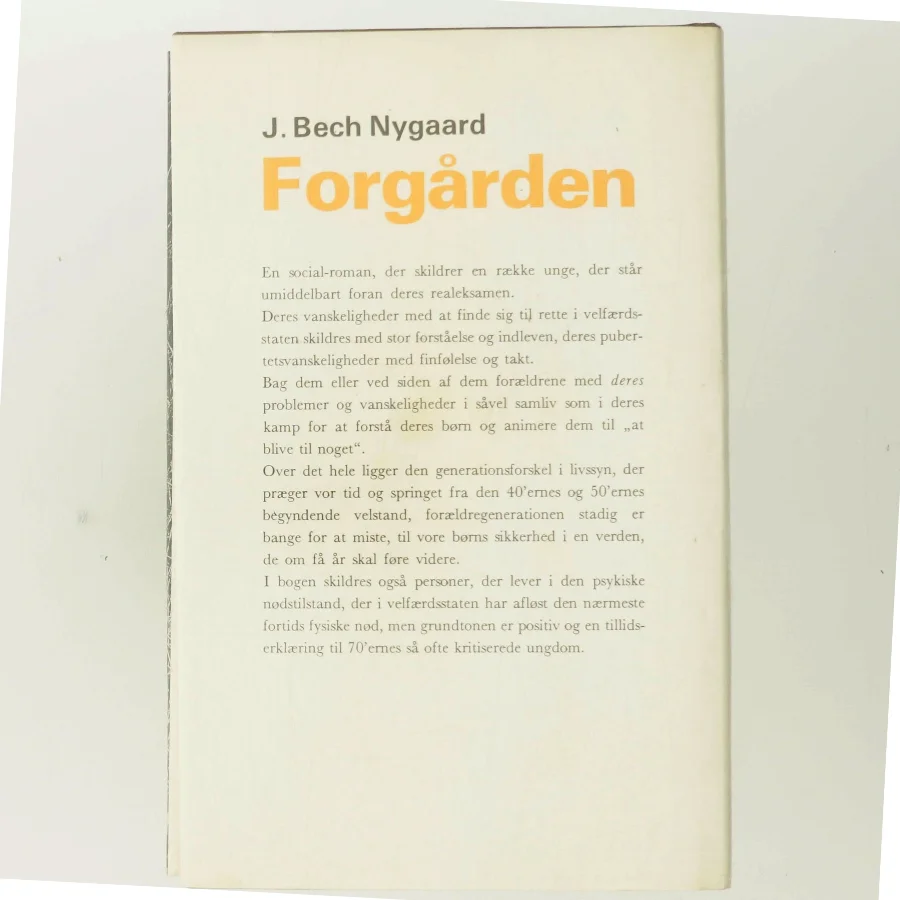 Forgården af J. Bech Nygaard (Bog)