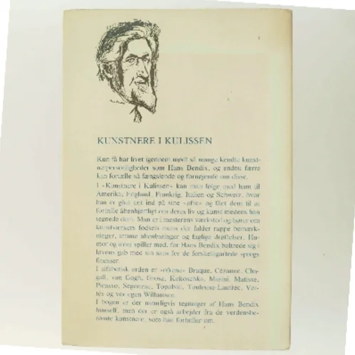 Kunstnere i Kulissen af Hans Bendix (Bog)