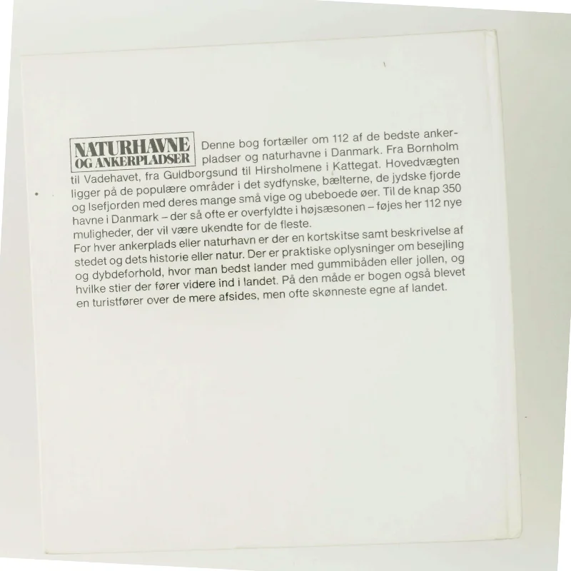 Naturhavne og ankerpladser af Jan Ebert (Bog)