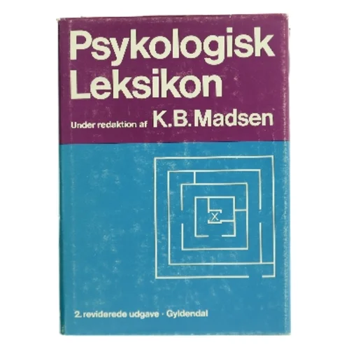 Psykologisk Leksikon af K.B. Madsen (Bog)
