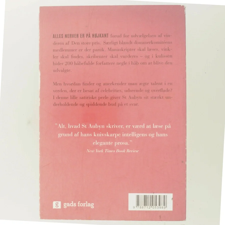 Den store pris af Edward St. Aubyn (Bog)