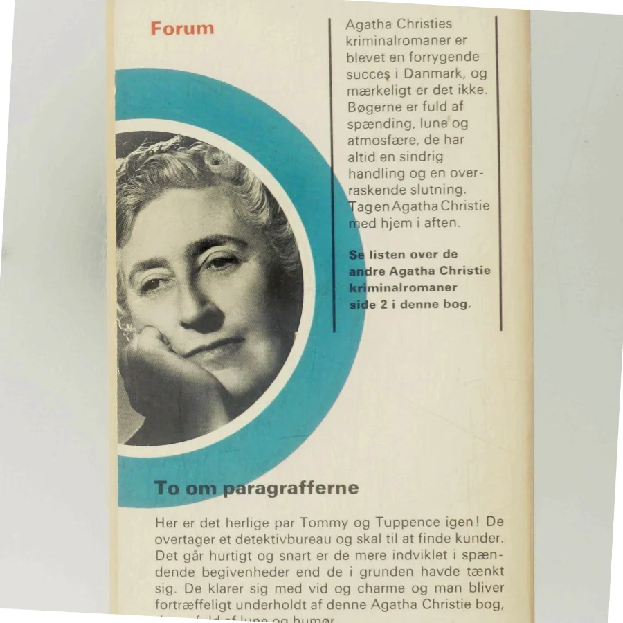 To om paragrafferne af Agatha Christie (Bog)