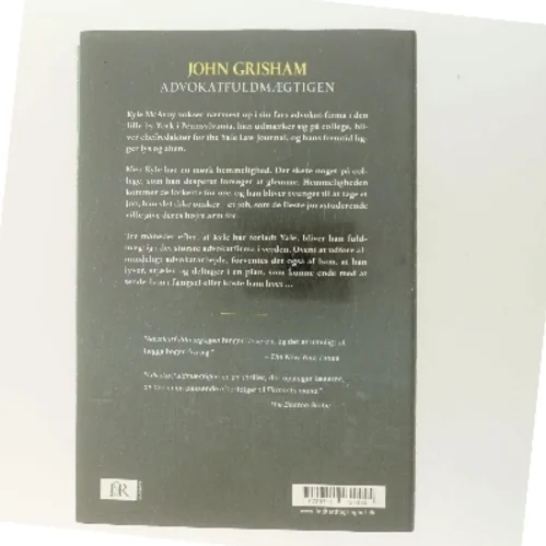 Advokatfuldmægtigen af John Grisham (Bog)