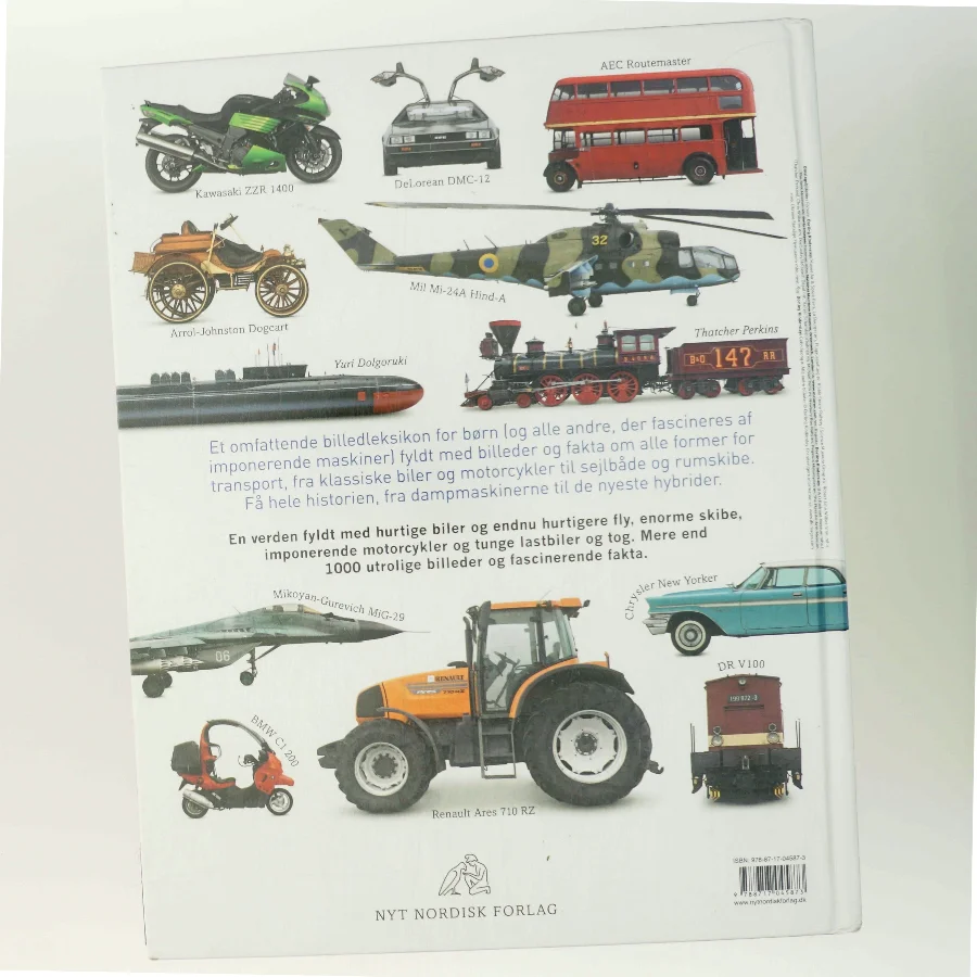 Biler, tog, skibe og fly : fart og transport til alle tider af Clive Gifford (Bog)