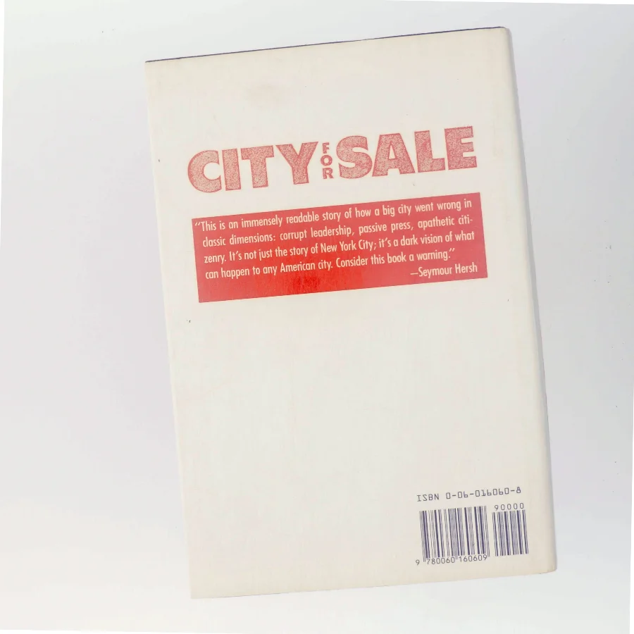 City for sale : Ed Koch and the betrayal of New York (Bog)