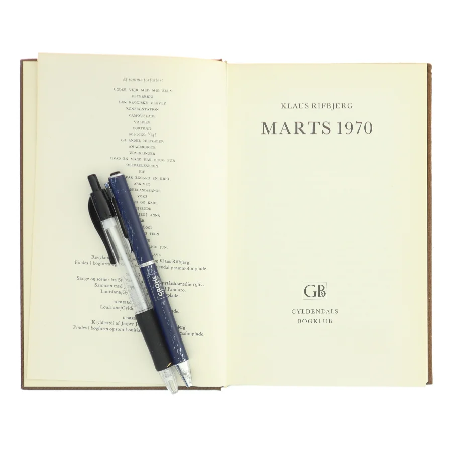Marts 1970 af Klaus Rifbjerg (Bog)