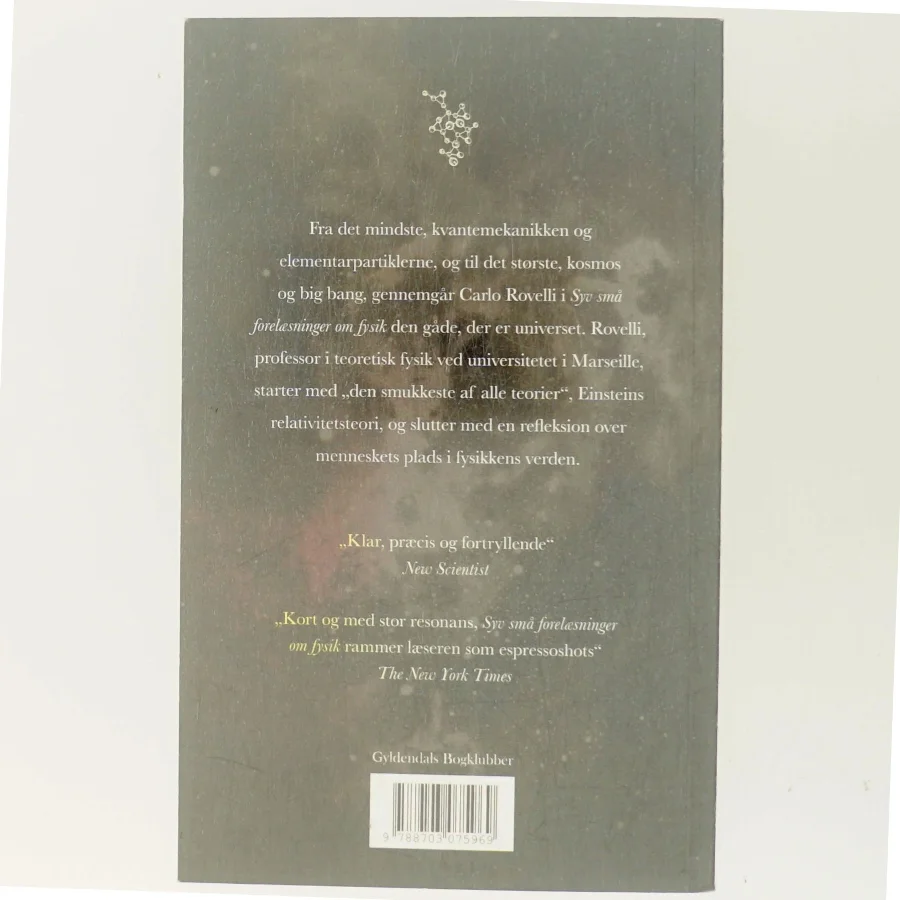 Syv små forelæsninger om fysik af Carlo Rovelli (Bog)