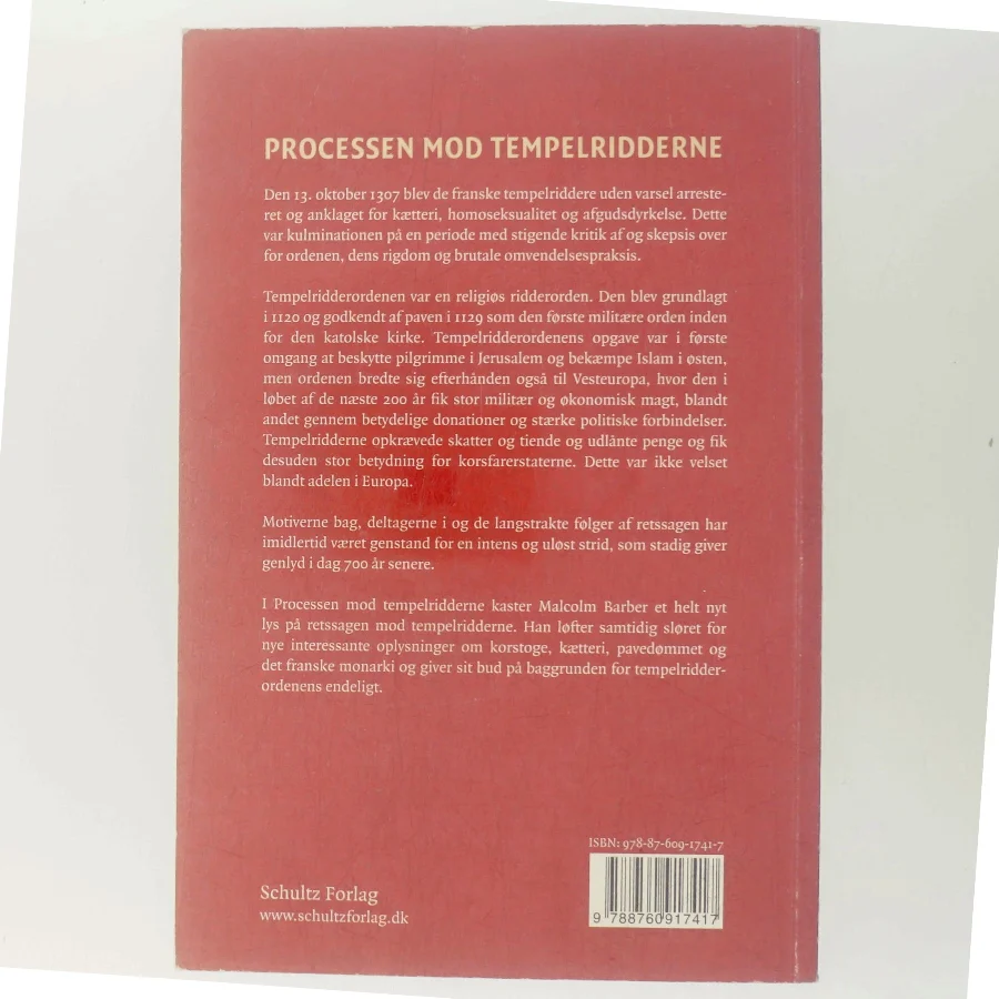 Processen mod tempelridderne af Malcolm Barber (Bog)