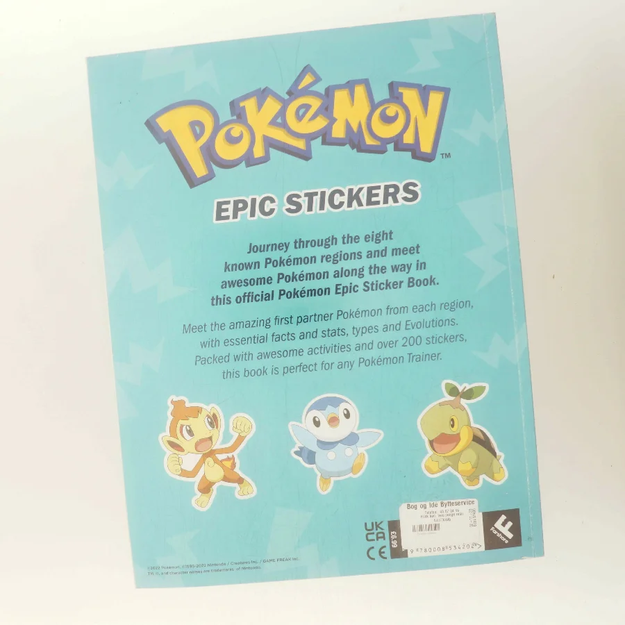 Pokémon Epic Stickers af The Pokémon Company International (Bog)